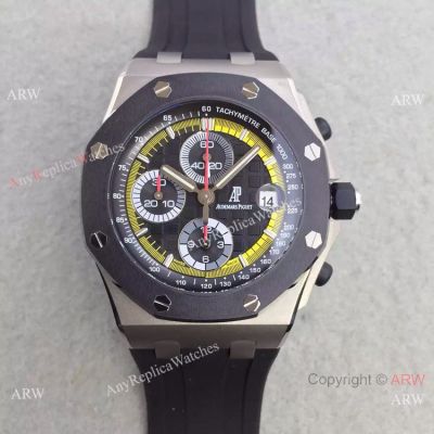 Swiss 3126 Audemars Piguet Stainless Steel Rubber Replica Watch